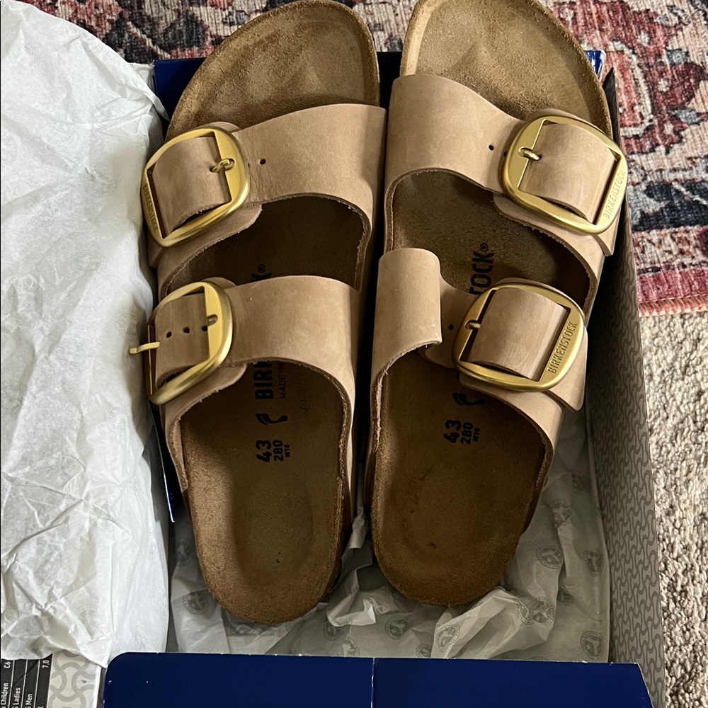 Birkenstock Arizona Big Buckle- Rare Find NWT